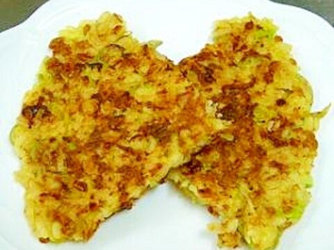 混ぜて焼くだけ「お焼きご飯」